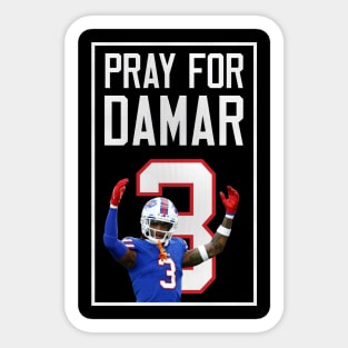 Pray for 3 damar Sticker